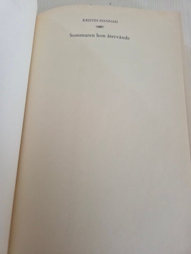 Sommaren hon återvände av Kristin Hannah