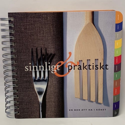 Kokbok: "Sinnligt & Praktiskt" av Christina Möller och Sander Johansson, 1998