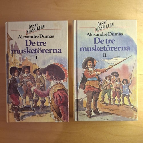 De tre musketörerna I och II av Alexandre Dumas, 1986