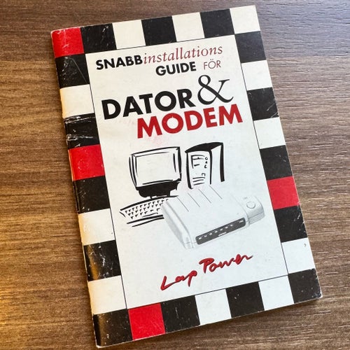 SNABBinstallations GUIDE FÖR DATOR & MODEM av Lap Power, 1996