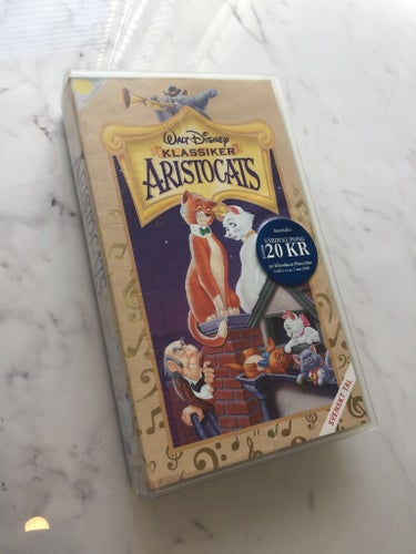 Aristocats VHS Ny och inplastad. Produktions år 1970