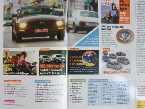 Vi bilägare 2006/1.Volvo C30.SUV.Smart.Saab 9-5.Opel Combo.Björn Waldegård.