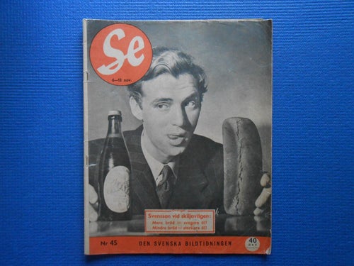 SE 45 1942 Finland Karolinska Korsnäs Eskilstuna Brita Apelgren Serietidningar