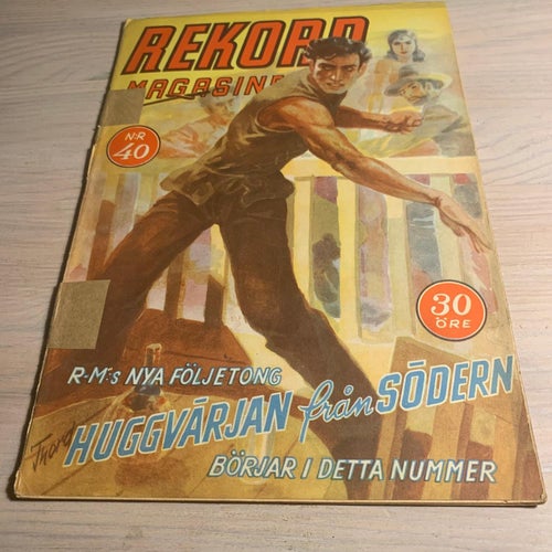 Tidningen Rekord Rekordmagasinet 1944 nr 40 - (baksidan saknas)