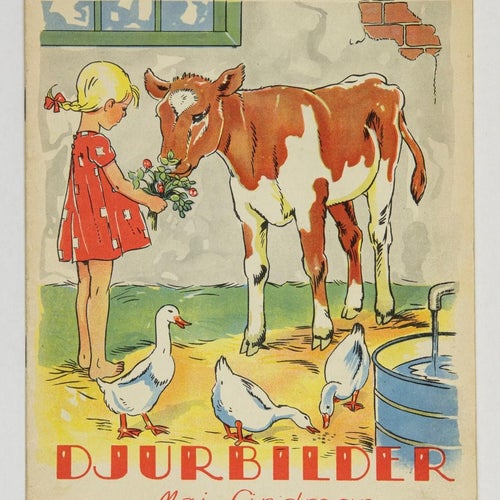 Djurbilder - 1940-tal - Maj Lindman - Lindqvists Förlag