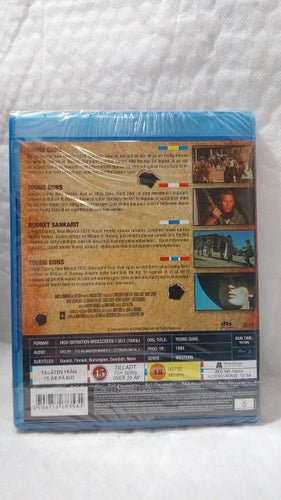 Young Guns Blu-Ray Oöppnad & Inplastad