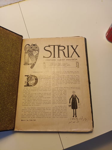 Strix av Albert Engström, 1897