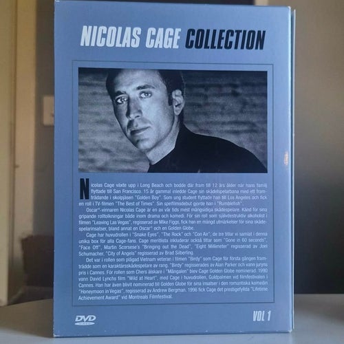 Nicolas Cage Collection Vol 1 (Con Air, Snake Eyes, The Rock) - Svensk utgåva