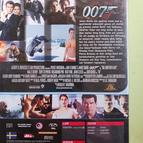 Die Another Day (007) DVD - BOND-ACTION - 2002