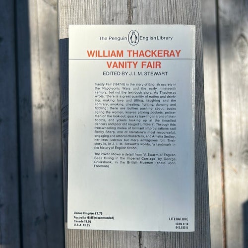 Vanity Fair av William Thackeray, 1981