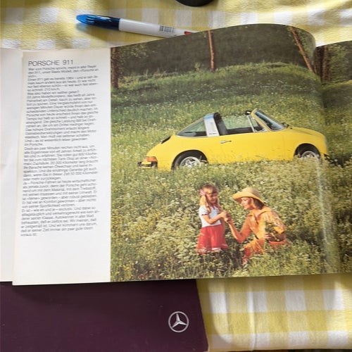 Porsche 911 broschyr 1976 36 sidor