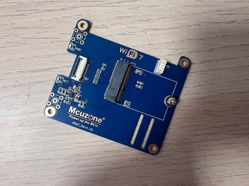 Mcuzone Raspberry Pi 5 PCIe M.2 E-Key HAT