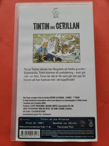 Tintin hos gerillan - VHS