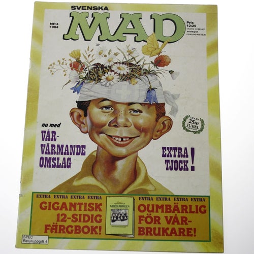 Svenska Mad - 1984 - NR 4 - Bilaga: Gigantisk 12-sidig färgbok