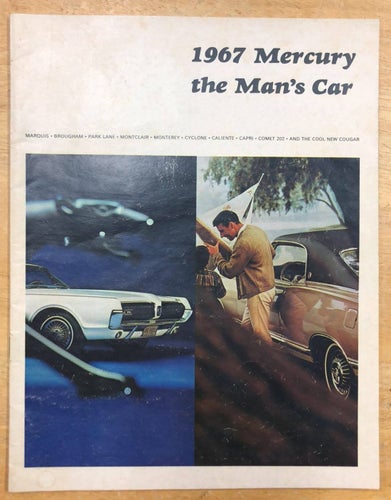 Försäljningsbroschyr Mercury 1967