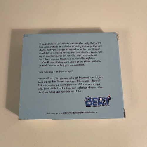 Ljudbok på CD - Bert & Kalla Kriget. Sören Olsson Anders Jacobsson