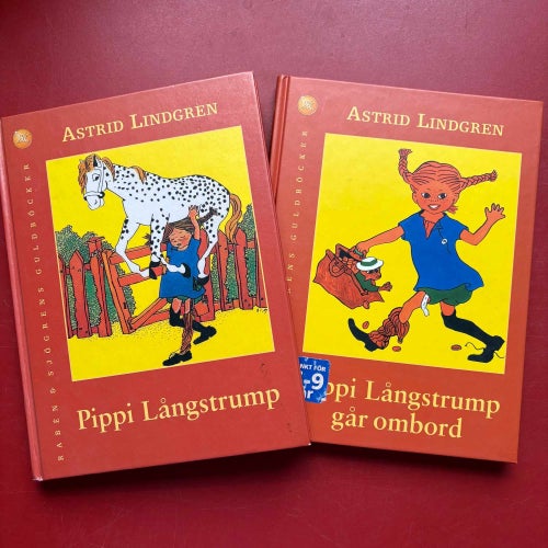 PIPPI LÅNGSTRUMP + PIPPI GÅR OMBORD Astrid Lindgren 2001