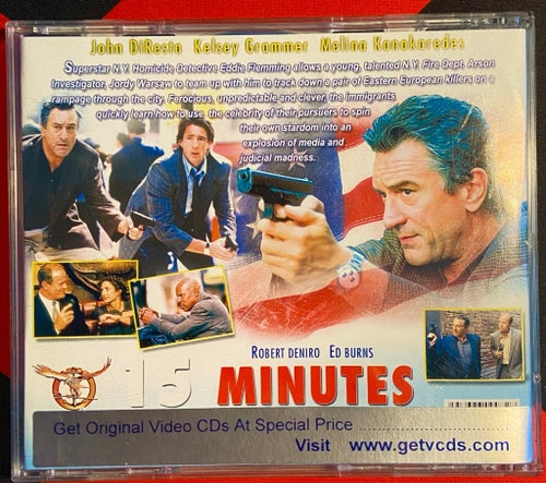 (270) 15 Minutes (DVD) med Robert De Niro och Ed Burns