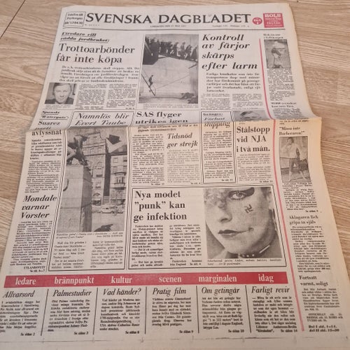 Svenska Dagbladet Lördagen den 21 Maj 1977