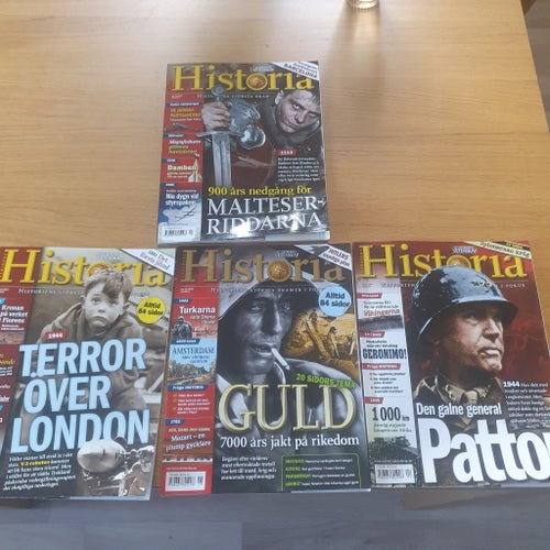 Historia - 4 st tidskrifter