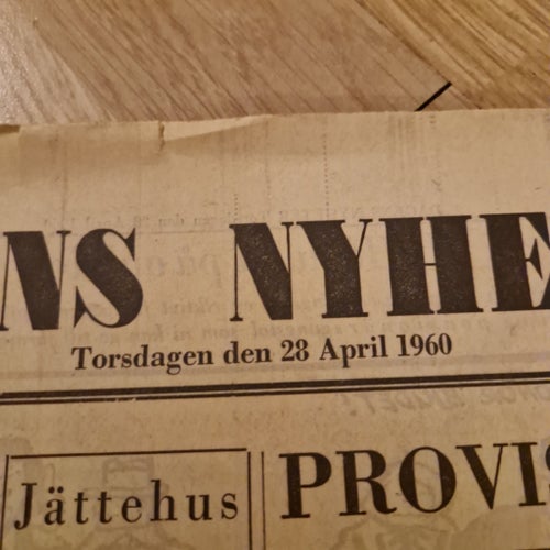 Dagens Nyheter 28 April 1960