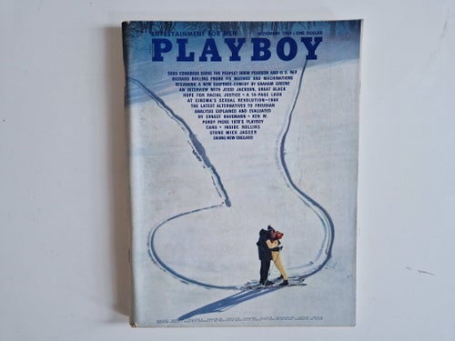 Playboy magazine November 1969 - poster kvar