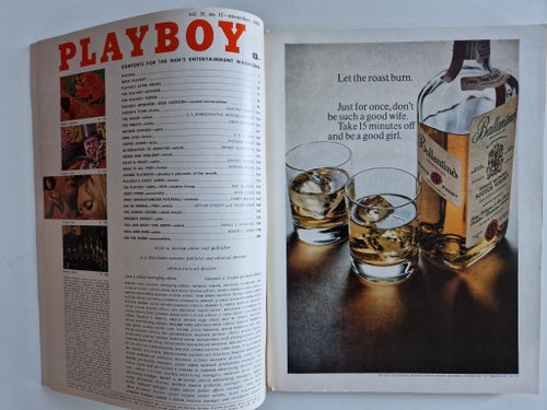 Playboy magazine November 1969 - poster kvar