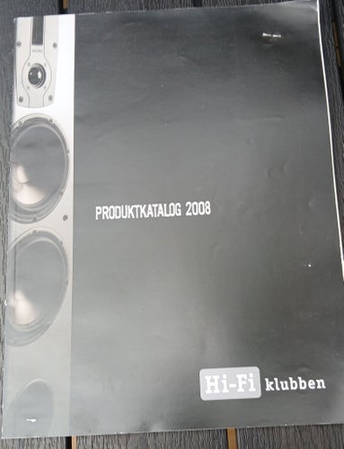 Tjock katalog Hi FI klubben 2008. Cervin Vega, Nad, Dali, B&W mfl.