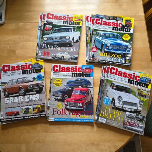 Classic Motor ~ 18 stycken 2014-2018 ~ veteranbilar klassiska bilar