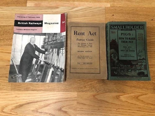 3 Vintage Collectable British Books From 1940-1960 - Very Rare