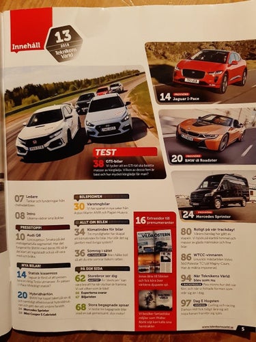 Teknikens Värld nr 13 2018: Hyundai i30 N, VW Golf GTI, Seat Leon Cupra R