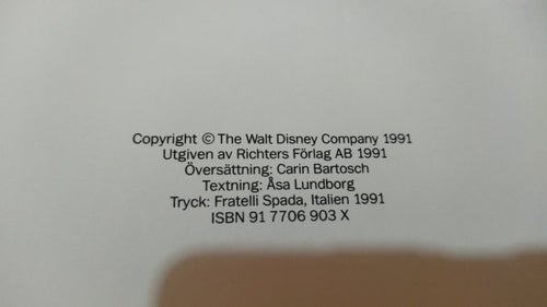 Walt Disneys Musse Pigg på nya äventyr, 1991, Very Fine plus