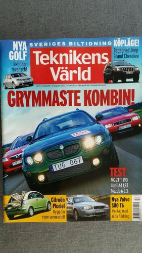 Teknikens Värld 17 2003: Nissan 350Z, Citroën Pluriel, BMW 330Cd, Mercedes C30