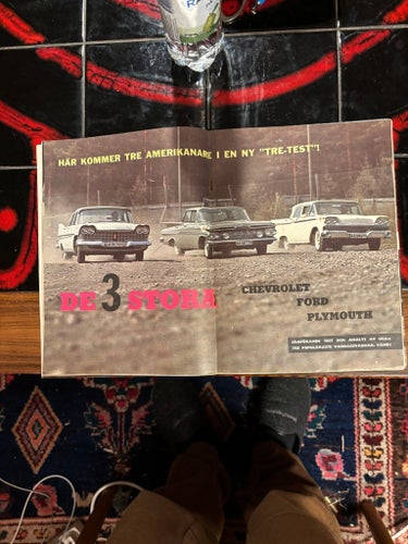 Chevrolet Ford Plymouth 1059 test reportage Mercedes