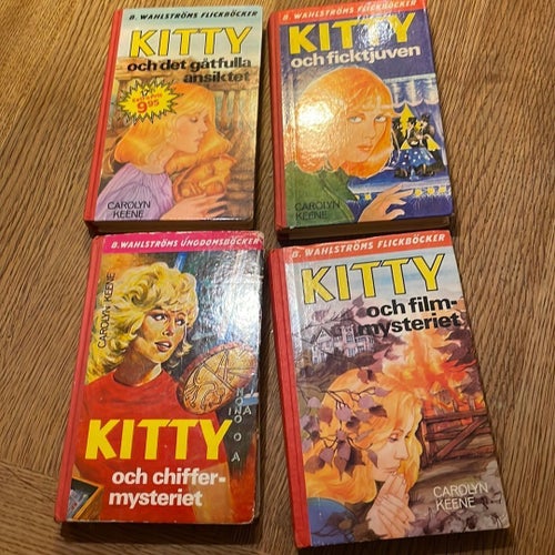 Kitty Böcker av Carolyn Keene - Wahlströms Flickböcker
