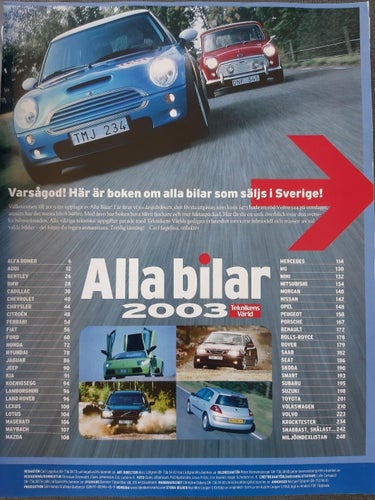 Alla bilar 2003 - bilkatalogen med årets alla bilar, från Teknikens Värld