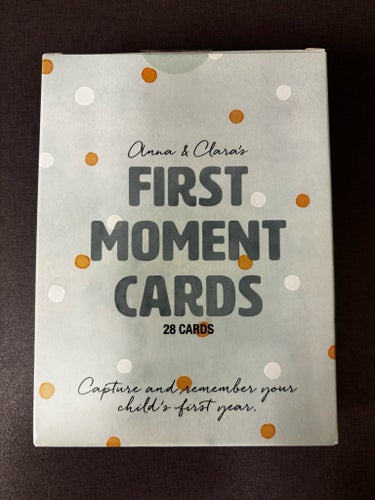 Anna & Claras First Moment Cards - 28 kort