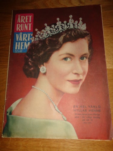 Året Runt nr22 1953 kungligt England Elizabeth, Sven Lidman