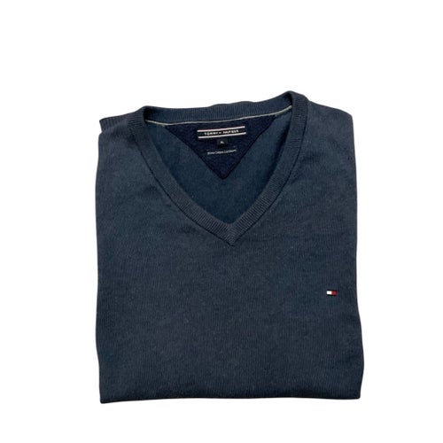 Tommy Hilfiger mörkblå tröja, storlek XL