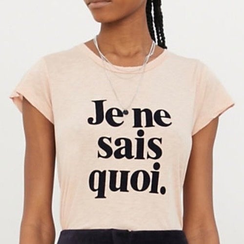 Zadig & Voltaire ljusrosa t-shirt, storlek XS