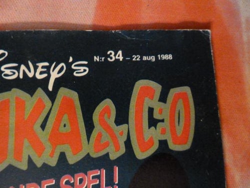 KALLE ANKA & CO, NR 34-1988, TIDNING