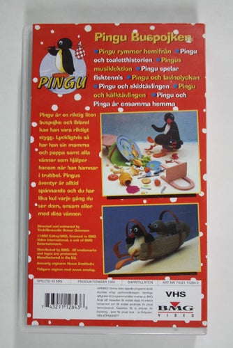 Pingu buspojken (1992) VHS