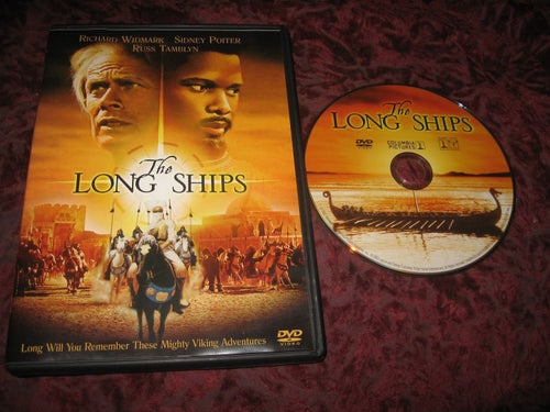THE LONG SHIPS - RÖDE ORM (RICHARD WIDMARK,SIDNEY POITIER,RUSS TAMBLYN) DVD