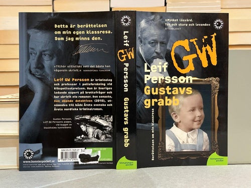 Gustavs grabb av Leif G. W. Persson, bok, Very Fine