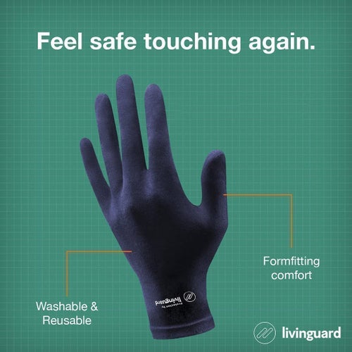 8-pack Livinguard Street Glove Dam Medium