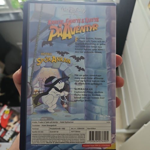 Knatte, Fnatte & Tjatte på Äventyr - Hotell Spökanakan VHS