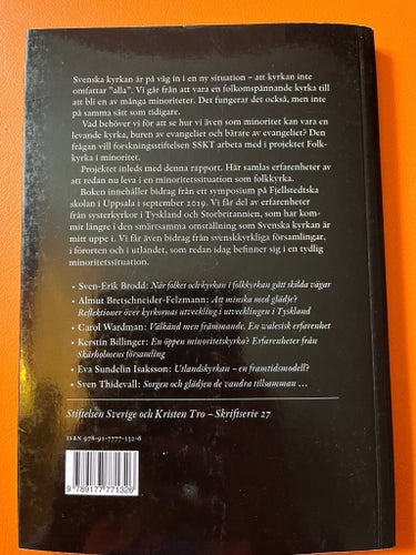 Svenska kyrkan som minoritetskyrka - Sven Thidevall