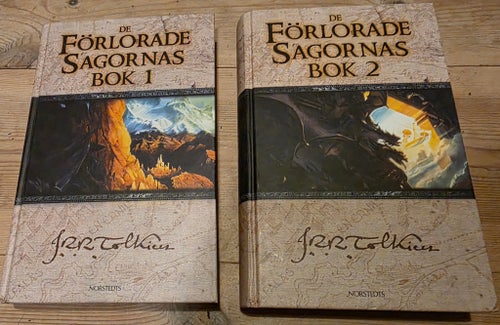 De Förlorade Sagornas Bok 1 och 2 av J.R.R. Tolkien, Norstedts