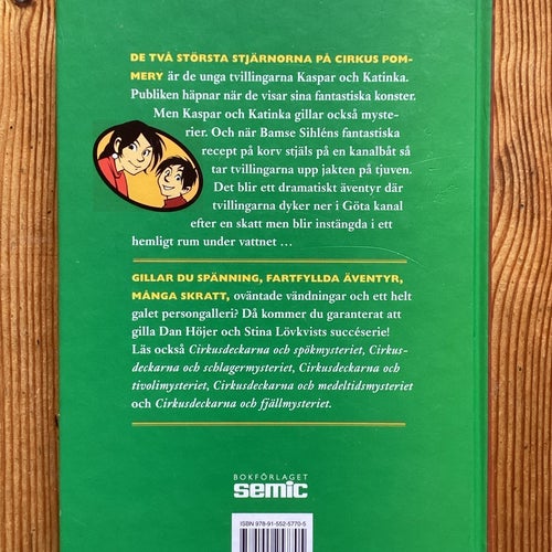 Cirkusdeckarna och kanalmysteriet av Dan Höjer och Stina Lökvist