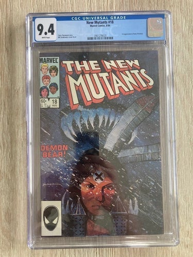 New Mutants #18 (1984) - CGC 9.4